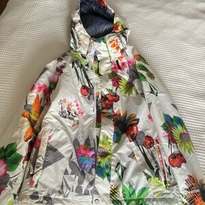 Desigual Floral Hooded Jacket